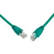 SOLARIX povezovalni kabel CAT5E UTP PVC 2m zelen, odporen proti zatikanju