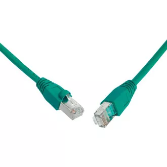 SOLARIX povezovalni kabel CAT6 UTP PVC 1m zelene barve, odporen proti poškodbam