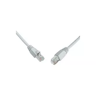 SOLARIX povezovalni kabel CAT5E SFTP PVC 5m siv, odporen proti zatikanju