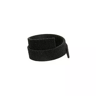 Dvostranski Velcro Solarix, širina 10 mm, 25 m, črn