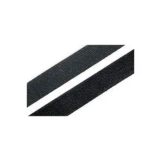 Dvostranski Velcro Solarix, širina 10 mm, 25 m, črn Dvostranski Velcro Solarix, širina 10 mm, 25 m, črn
