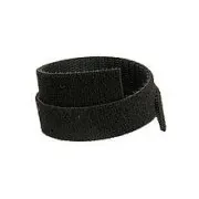 Dvostranski Velcro Solarix, širina 10 mm, 25 m, črn