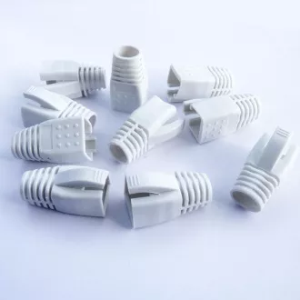 DATACOM pokrovček za RJ45 (CAT6A,CAT7), bel (10 kosov)
