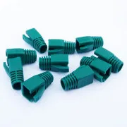 DATACOM pokrovček za RJ45 (CAT6A,CAT7) zelen (10 kosov)