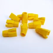 DATACOM pokrovček za RJ45 (CAT6A,CAT7), rumene barve (10 kosov)