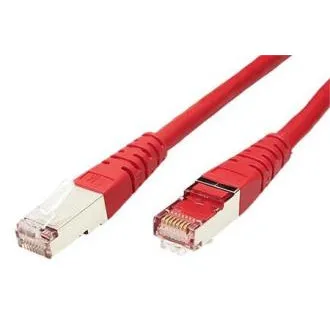 Povezovalni kabel S/FTP, Cat6, 2xRJ45, 3 m, rdeč