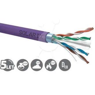 Instalacijski kabel Solarix CAT6 FTP LSOH Dca-s2,d2,a1 500m/kolut SXKD-6-FTP-LSOH Instalacijski kabel Solarix CAT6 FTP LSOH Dca-s2,d2,a1 500m/kolut SXKD-6-FTP-LSOH
