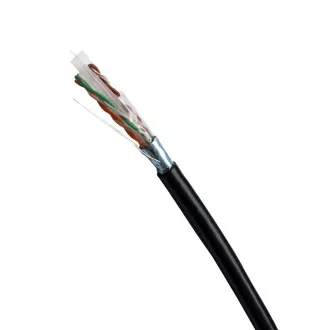 DATACOM FTP žica CAT6 PE, Fca 500 m, črna, OUTDOOR