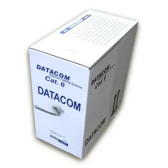 DATACOM UTP flex,Cat6 PVC,siva,305m,kabel