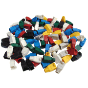 DATACOM zaščita RJ45 z mehurčkom BELA (100 kosov)
