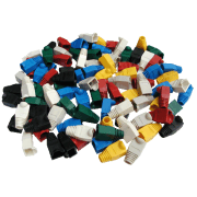 DATACOM zaščita RJ45 z mehurčkom BELA (100 kosov)