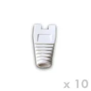 DATACOM zaščita RJ45 z izrezom BELA (10 kosov)