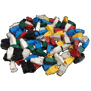 DATACOM zaščita RJ45 z mehurčkom BLUE (10 kosov)