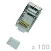 DATACOM Konektor RJ45 STP 8p8c Cat6 žica 100pcs