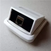 Enotna vtičnica ABB TANGO 1xRJ45 cat6 STP bela