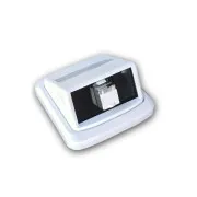 Enotna vtičnica ABB TANGO 1xRJ45 cat6A STP bela