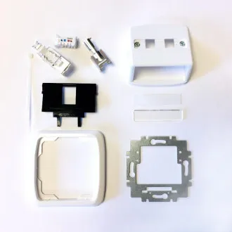 Enotna vtičnica ABB TANGO 1xRJ45 cat6A STP bela Enotna vtičnica ABB TANGO 1xRJ45 cat6A STP bela