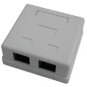 DATACOM Dvojna vtičnica nad mavčno ploščo-2xRJ45, Cat5e UTP