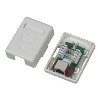 DATACOM STP enojna vtičnica nad ometom Cat5e 1 x RJ45