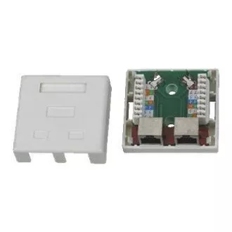 DATACOM STP dvojna vtičnica Cat5e 2 x RJ45