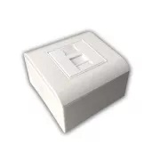 Modularna podatkovna vtičnica UTP CAT5E 1xRJ45 za vgradnjo podometno
