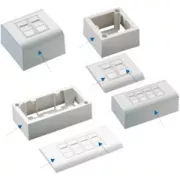 DATACOM UTP 2xRJ45 vtičnica Cat5e (pod in nad ometom)
