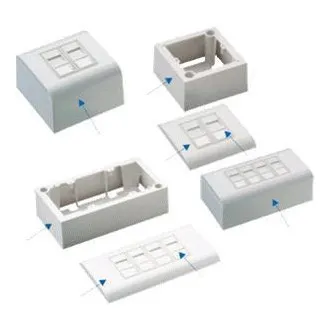 DATACOM STP 2xRJ45 vtičnica Cat5e (pod in nad ometom) DATACOM STP 2xRJ45 vtičnica Cat5e (pod in nad ometom)