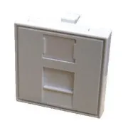 DATACOM Modul 45x45mm za parapetno letev z zaslonom bele barve