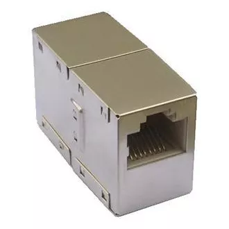 DATACOM Spojka 2 x RJ45 STP Cat5E (srebrna) DATACOM Spojka 2 x RJ45 STP Cat5E (srebrna)