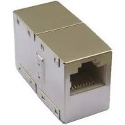 DATACOM Spojka 2 x RJ45 STP Cat5E (srebrna)