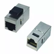 DATACOM Priključna plošča STP 2 x RJ45 (8p8c) Cat5e, ravna, plastična