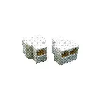 DATACOM Dvojni spojnik 3x RJ45 8p8c Cat5E (3 x ženska) DATACOM Dvojni spojnik 3x RJ45 8p8c Cat5E (3 x ženska)