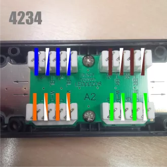 DATACOM vrezan priključek UTP CAT6 LSA BK
