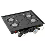 Vent.j. zgornji (spodnji) 4x ventilator 220V/92W Črna