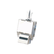 DATACOM Keystone CAT6 STP srebrni dvojni mini