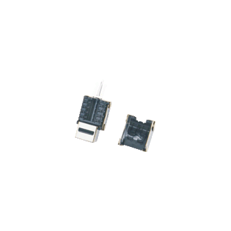 DATACOM Keystone CAT6 STP srebrni dvojni mini