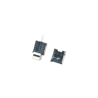 DATACOM Keystone CAT6 STP srebrni dvojni mini DATACOM Keystone CAT6 STP srebrni dvojni mini