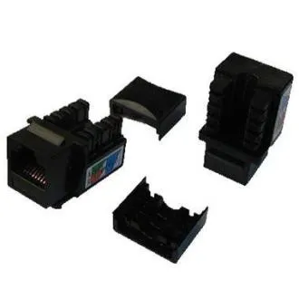 DATACOM Keystone UTP Cat5e z vrezovanjem MINI črn DATACOM Keystone UTP Cat5e z vrezovanjem MINI črn