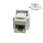 DATACOM Keystone UTP Cat5e z vrezovanjem, bel