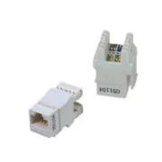 DATACOM UTP Keystone Cat6 white Dual Slim zadnja zareza