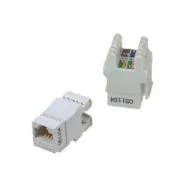 DATACOM UTP Keystone Cat6 white Dual Slim zadnja zareza