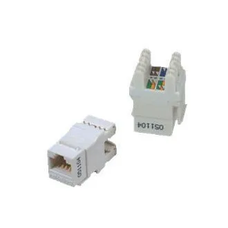 DATACOM UTP Keystone Cat6 white Dual Slim zadnja zareza DATACOM UTP Keystone Cat6 white Dual Slim zadnja zareza