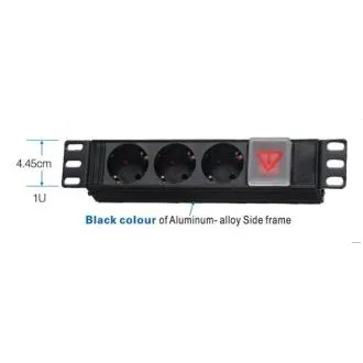 10" napajalna plošča OC 3x230V-2m PPO Black 10" napajalna plošča OC 3x230V-2m PPO Black