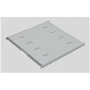 19' polica A4 perforirana 1U/750 mm, največ 80 kg črna
