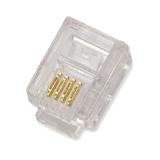 DATACOM Konektor RJ11 UTP kabel 6p4c bal.100pcs DATACOM Konektor RJ11 UTP kabel 6p4c bal.100pcs