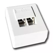 DATACOM STP dvojna vtičnica nad ometom Cat6 FA-1004