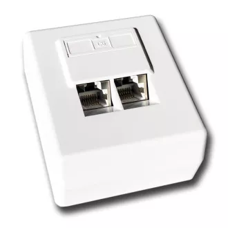 DATACOM STP dvojna vtičnica nad ometom Cat6 FA-1004