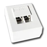 DATACOM STP dvojna vtičnica nad ometom Cat6 FA-1004