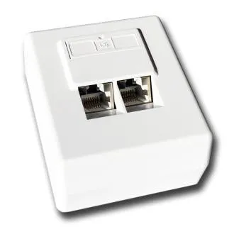 DATACOM STP dvojna vtičnica nad ometom Cat6 FA-1004 DATACOM STP dvojna vtičnica nad ometom Cat6 FA-1004