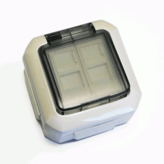 ABB podatkovna vtičnica OUTDOOR IP54 STP CAT5E 2xRJ45
